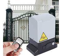 LVSEWOA Automatic Sliding Gate Opener Kit Heavy Duty Gate Operator for Gate Up to 1000 kg, Rack Driven Security Gate Operator (550w#1000kgdoor)