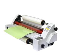 LVSEWOA Plastifieuse à Chaud et à Froid, plastifieuse à Film à Chaud et à Froid A2+ 450 mm, Machine à plastifier Simple et Double Face