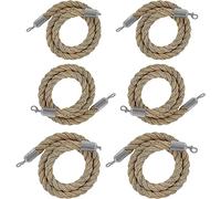 LVSEWOA Poteau de barrière extérieure avec Crochet et Corde, Ligne de sécurité résistante aux intempéries pour Une Gestion Efficace des foules, la Planification d'événements et la sécurité publique