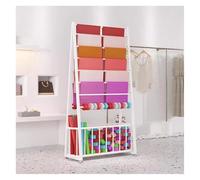 LVSEWOA Présentoir à Papier Cadeau sur Pied, Support pour Rouleaux de Papier pour Les boutiques de Cadeaux, Les fleuristes, Les ateliers de Loisirs créatifs et Les pâtisseries. Usage commercia