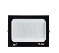 LVSEWOA Projecteur LED 100 W 200 W, étanche IP66, Coque Noire, éclairage Mural pour Jardin, Rue, Portail - Projecteur LED (200 W)