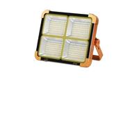 LVSEWOA Projecteur Solaire Rechargeable d'extérieur Portable à réflecteur LED, Lampe de Chantier (10000 LM)