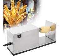 LVSEWOA Trancheuse à Pommes de Terre Professionnelle Automatique Tornado pour Frites Maison, Coupe-légumes et Spirales, Machine à Frites, pour Usage Domestique et Commercial