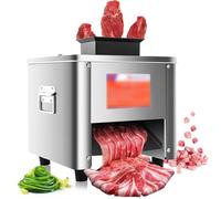 LVSEWOA Trancheuse à Viande électrique Commerciale avec Lame en Acier Inoxydable pour Une Utilisation en Cuisine et en supermarché