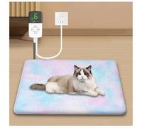 LVSHUOHC Couverture Chauffante Chien Waterproof, Moisture-Proof and Bite-Proof, Tapis Chauffant, Automatic Power Off and Timed Shutdown Couverture Chauffante Chat ExtéRieur