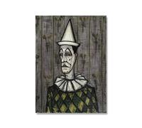 LVTFCO Affiche rétro Bernard Buffet 《Les Figurines》 Art Mural Bernard Buffet Imprime Bernard Buffet Peinture sur Toile pour la décoration intérieure 50x70 cm x 1 sans Cadre