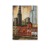 LVTFCO Affiches rétro Bernard Buffet 《Abstrait》 Art Mural Bernard Buffet Imprime Bernard Buffet Peinture sur Toile pour la décoration intérieure 50x70 cm sans Cadre