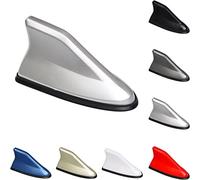 LVTFCO Antenne Voiture Antenne Requin pour Hyundai Creta I10 I20 Tucson Elantra Santa Fe 2016-2019, Puissante Am FM Radio Décorer en Forme D'aileron de Requin Accessoire Voiture,E