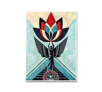 LVTFCO Célèbre Shepard Fairey Affiche Et Imprime Pop Street Wall Art Shepard Fairey Peinture Toile pour Home Wall Art Decor Image 50x70cmx1 Pas de Cadre