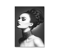 LVTFCO Coiffeur Femme Salon de Coiffure Affiche Coiffure Impressions Cheveux Couleur Toile Mur Art Mode Peinture Esthétique Image pour Salon Décor 40x60cm Pas de Cadre