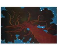 LVTFCO Georgia O'Keeffe Affiche et impressions 《l'arbre Lawrence 1929》 Art mural sur toile Georgia O'Keeffe peinture pour décoration murale maison photo 50 x 70 cm sans cadre
