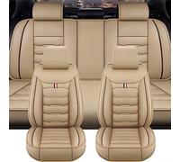 LVTFCO Housse de Siège Voiture pour Mercedes-Benz M-Class (ML 350 W164, ML 420 W164, ML 550, ML 280 2000-2024), Confortable et Respirant, Protection des Sièges, Beige