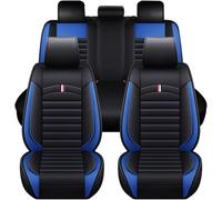 LVTFCO Housse Siege Voiture pour Ford Fiesta | St-Line/Active/St 2008-2025, Cuir Avant Et Arrière Couvre Sieges Protection Housse Siege Quatre Saisons Respirantes,Black Blue