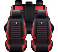 LVTFCO Housse Siege Voiture pour Nissan 350Z Coupe/Roadster 2002-2008, Cuir Avant Et Arrière Couvre Sieges Protection Housse Siege Quatre Saisons Respirantes,Black Red