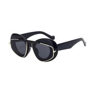 LVTFCO Lunettes de soleil Punk Cateye pour femmes et hommes, rétro, mode, monture en métal, luxe, été, extérieur, UV400,1