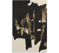 LVTFCO Pierre Soulages Poster《Sans Titre》Tableau Pierre Soulages Wall Art Pierre Soulages Estampes Pierre Soulages Pour La Maison Mur Art Déco Photo 60x80cmx1 Sans Cadre