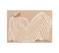 LVTFCO Poster Vintage Sofia Lind - Pyjama Fille - Peinture sur Toile - Décoration Murale - Sofia Lind - Impression Sofia Lind - pour décoration d'intérieur - 50 x 75 cm - 1 sans Cadre