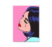 LVTFCO Roy Lichtenstein Affiche Et Gravures Crying Girl Pop Wall Art Roy Lichtenstein Peinture Toile ForHome Wall Art Decor Image 30x40cmx1 No Frame