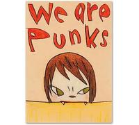 LVTFCO Yoshitomo Nara Poster Nous Sommes Punks Dessin Animé Peinture Yoshitomo Nara Toile Art Mur Yoshitomo Nara Imprime Maison Mur Décor Image 50x70cm Pas De Cadre