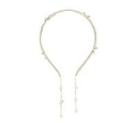 LVUNZJCA Bandeau à Pompons Bandeau en strass for femmes, bandeau à pampilles Coiffe pour Femme