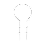 LVUNZJCA Bandeau à Pompons Bandes de cheveux en perles for femmes, bandes de cheveux à pampilles Coiffe pour Femme