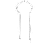 LVUNZJCA Bandeau à Pompons Pinces à cheveux en strass for femmes, bandeau à pampilles Coiffe pour Femme