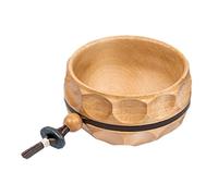 LVUNZJCA Bol en Bois Bol en bois for extérieur, gobelet for boissons, bol de camping pour Fruits, Desserts(Jaune)