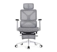 LVUNZJCA Chaise de Bureau Chaise Ergonomique d'ordinateur Simple et Respirante pour la Maison(Gray)