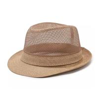 LVUNZJCA Chapeau de Paille Homme Chapeau de Paille d'été Respirant et Cool for Homme(Colour 4,L)