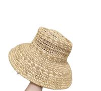 LVUNZJCA Chapeau de Paille pour Femme Chapeau de Paille tissé à la Main au Printemps et en été