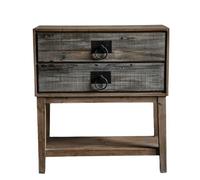 LVUNZJCA Commode de rangement en bois vintage pour chambre à coucher