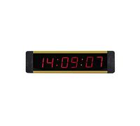 LVUNZJCA Horloge Murale avec Minuteur de Fitness Compte à rebours Horloge de 1 Pouce Compte à rebours de caractères Haute avec télécommande (Indoor Uniquement)