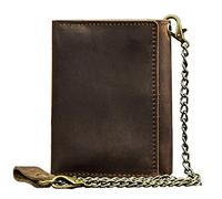 LVUNZJCA Portefeuille à Chaîne pour Hommes Porte-Monnaie à chaîne en Cuir for Hommes Petit Sac à Main Porte-Monnaie