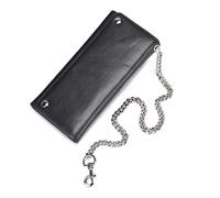 LVUNZJCA Portefeuille à Chaîne pour Hommes Portefeuille antivol à Longue chaîne for Hommes(Schwarz)