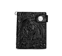 LVUNZJCA Portefeuille à Chaîne pour Hommes Portefeuille en Cuir for Homme Skull Punk Rock Short Anti-vol Chain Wallet