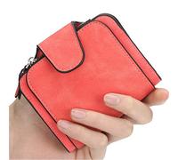 LVUNZJCA Portefeuille Court pour Femme Porte-Cartes de téléphone en Cuir PU de Grande capacité avec Blocage RFID(D)