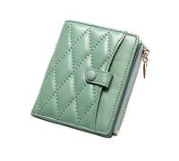 LVUNZJCA Portefeuille Court pour Femme Portefeuille en Cuir Porte-Cartes en Cuir Petit Losange Court for Femme