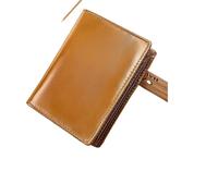 LVUNZJCA Portefeuille pour Homme Portefeuille minimaliste rétro et créatif for homme pour le Travail(Jaune)