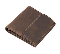 LVUNZJCA Portefeuille pour Hommes Portefeuille Court en Cuir for Homme Vintage avec Blocage RFID