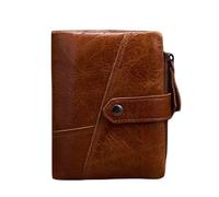 LVUNZJCA Portefeuille pour Hommes Portefeuille Court en Cuir for Hommes, Pochette Patchwork for Hommes