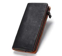 LVUNZJCA Portefeuille pour Hommes Portefeuille for Homme en Cuir Affaires décontracté Porte-Carte de crédit Voyage décontracté(S)