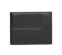 LVUNZJCA Portefeuille pour Hommes Portefeuille Porte-Monnaie rétro for Hommes(Schwarz)