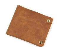 LVUNZJCA Portefeuille pour Hommes Portefeuille Vintage en Cuir Portefeuille Court Portefeuille à Deux Volets Classique for Hommes(Marron)