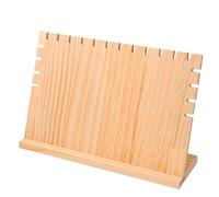 LVUNZJCA Présentoir à Colliers Présentoir vertical en bois for colliers, pendentifs, bracelets et bijoux pour la Maison(39.5x9.5x24cm)