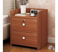 LVUNZJCA Table de Chevet Petite Armoire de Chevet Simple Armoire latérale de Rangement(Marron)