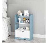 LVUNZJCA Table de Chevet Rangement Simple Petite Chambre Armoire Petite Armoire de Chevet(Blue 2)