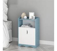 LVUNZJCA Table de Chevet Rangement Simple Petite Chambre Armoire Petite Armoire de Chevet(Blue 3)