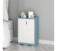 LVUNZJCA Table de Chevet Rangement Simple Petite Chambre Armoire Petite Armoire de Chevet(Blue 4)