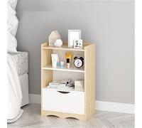LVUNZJCA Table de Chevet Rangement Simple Petite Chambre Armoire Petite Armoire de Chevet(Natural2)