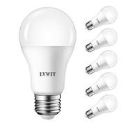 LVWIT 13W E27 Ampoule LED, Equivalent à Ampoule Incandescence 100W, 1521Lm Lumière 6500K Blanc Froid, Ampoule basse consommation, Non réglable - Pack de 6 unités